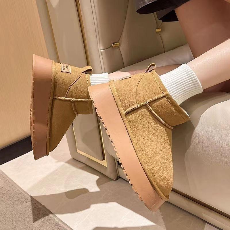 Fashion New Women's Snow Boots Tube Warm Comfortable Ball Casual Non-slip Wear Women Boots Thigh High Winter Boots Women