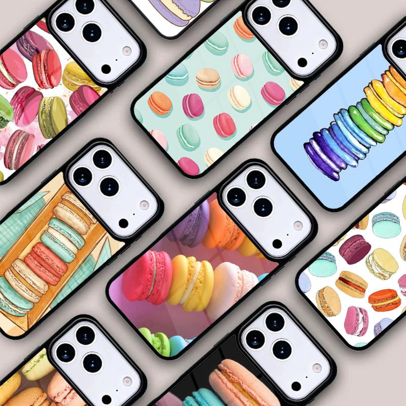 Macarons And Sweets Phone Case For IPhone 17 16e 15 14 13 12 11 Pro Max Air Mini Soft Protective Cover