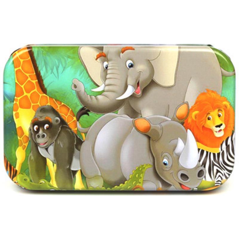 60 шт. детские деревянные пазлы детские развивающие игрушки для раннего образования в подарок с коробкой для хранения