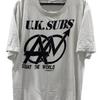 Vintage 90s 1993 U.K UK SUBS Punk Rock Concert Tour T Shirt Size XL