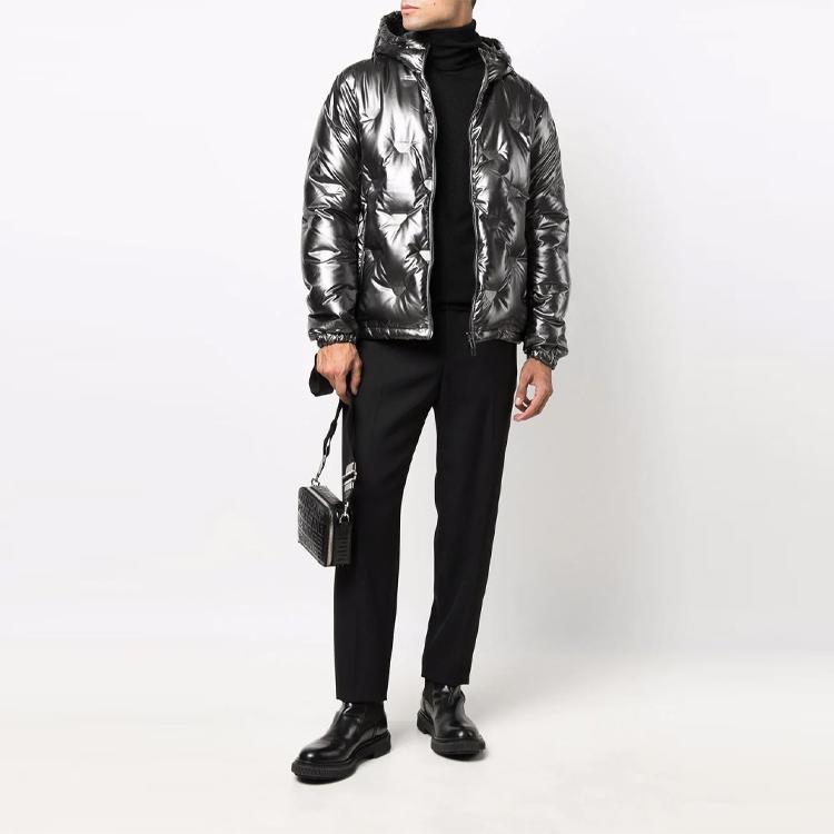 EMPORIO ARMANI Down Jacket Men's Silver 6K1B93-1NYWZ-0633