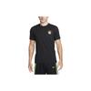 Graphic Print Loose Fit Crew Neck Short Sleeve T-Shirt Men Tops Black FN0796-010