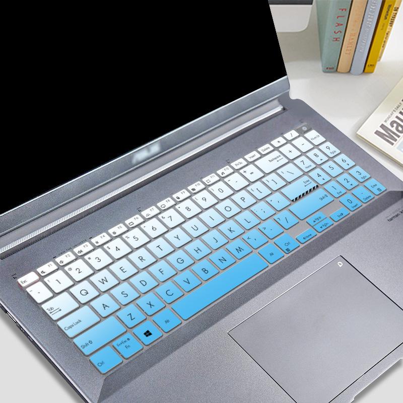 Silicone Keyboard Protective Film for ASUS Vivobook Pro 15 Keyboard Cover for ASUS Vivobook Pro 15