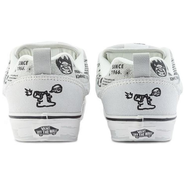 Vans Hirono X Knu Skool универсальные удобные нескользящие амортизирующие низкие кроссовки для скейтбординга унисекс белые VN000CS0BHD