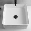 Push Button Silver Chrome 66mm Basin Waste Sink Plug  Up Cap Click Clack Replacement for Kitchen Bathroom Drainage
