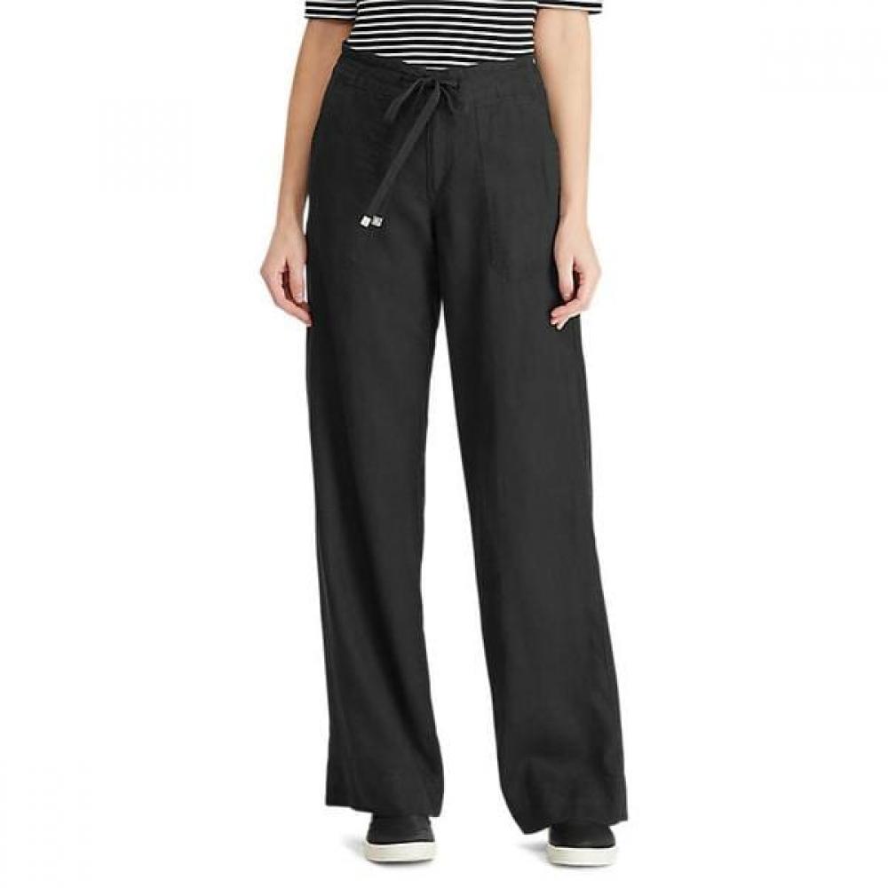 Lauren Ralph Lauren Linen Wide Leg Pants Wmlrpntsby20018001