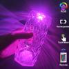 Amill Crystal Table Lamp 3/16 Colors Touch Remote Diamond Lamps Room Decor Atmosphere Bedside Night Light Desktop Projector Lights