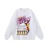 Oversized Cotton Long Sleeve Tee With Vintage Hip Hop Graphic Print Unisex Retro Streetwear Top