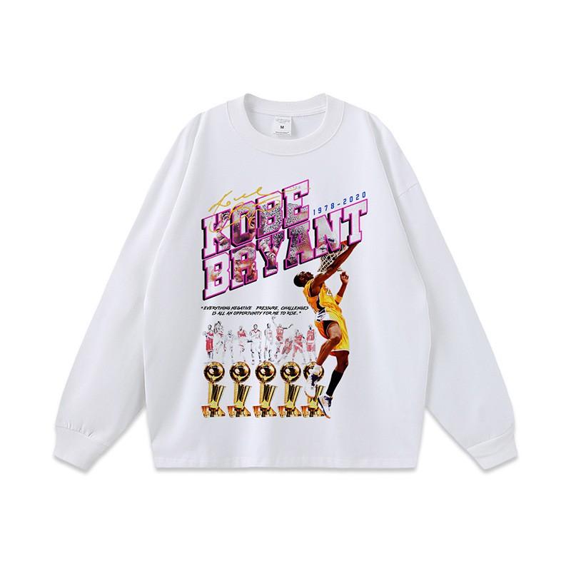 Oversized Cotton Long Sleeve Tee With Vintage Hip Hop Graphic Print Unisex Retro Streetwear Top