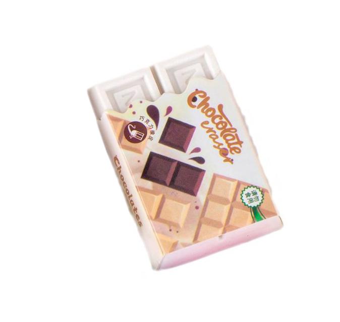 1 Piece Cute Kawaii Candy Color Rubber Fun Creative Chocolate Eraser For Kids Novelty Stationery Office School Supplies
