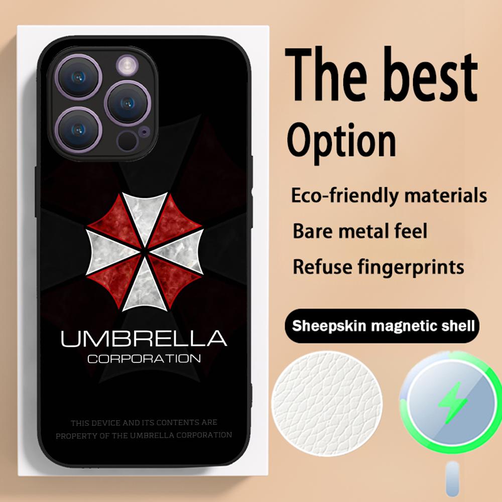 Resident evil 9 горячий игровой плакат Чехол для телефона для iPhone 16 15 14 13 12 11 Plus Pro Max Высококлассный Люксовый Magsafe Овечья кожа