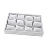 Velvet Jewelry Tray Display 12 Slots Pillows for Exhibition