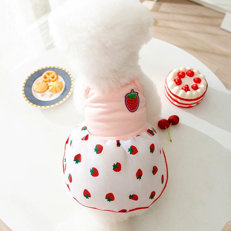 Летнее платье для собак маленьких пород, роскошная одежда для собак, чихуахуа, французский бульдог, бишон, костюм для собак, одежда для щенков, жилет для собак, юбка для домашних животных