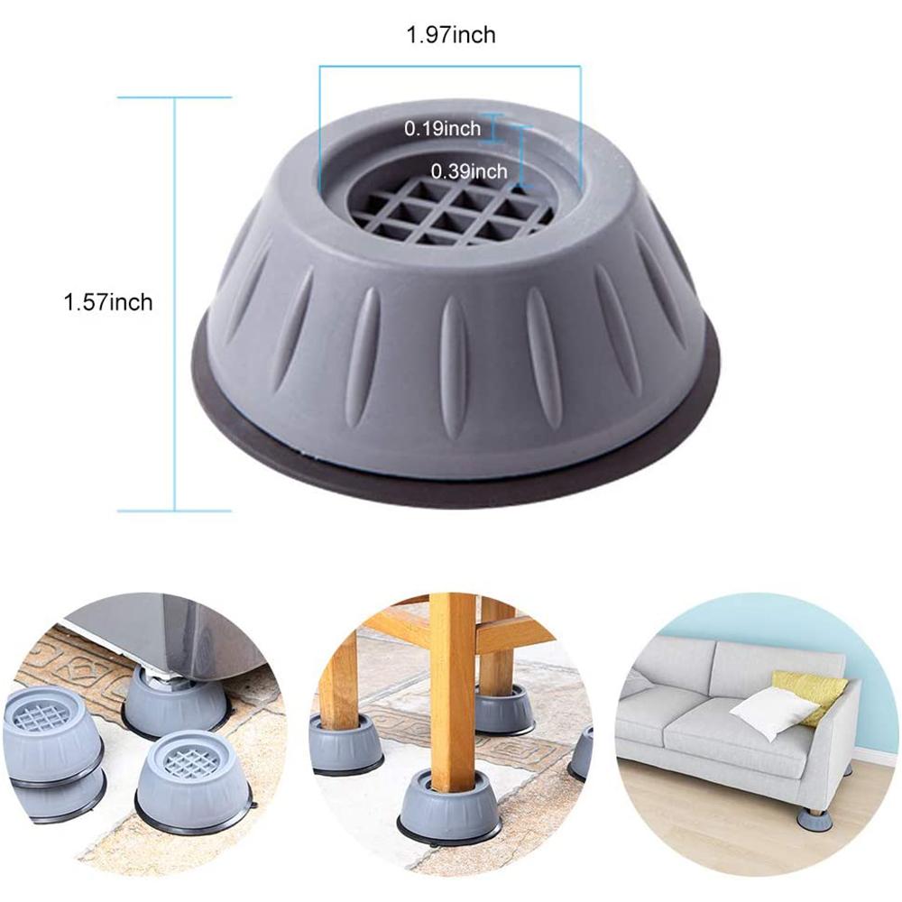 4 шт. опорные подкладки для стиральных машин антивибрационные стопорные подкладки для ног