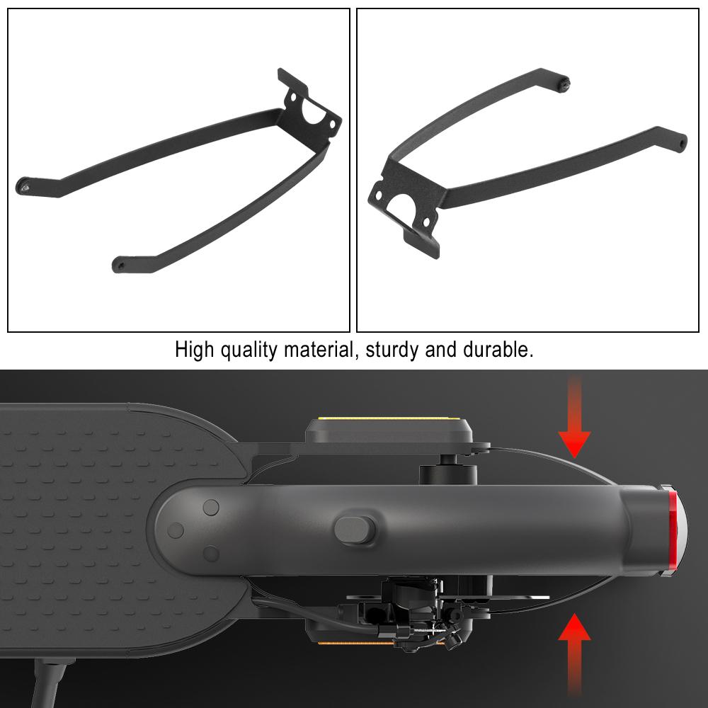 Aluminium Alloy Rear Wheel Fender Support for Electric Scooter Mudguard Bracket for Xiaomi 1S Pro 2 Mi 3 Fits 8.5/10 Inch Tires