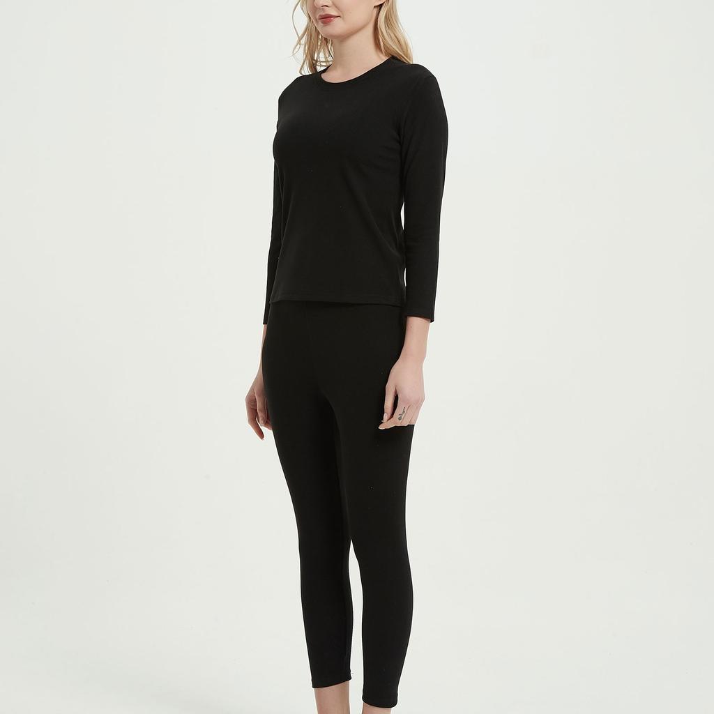 Женские ультрамягкие комплекты термобелья Long Johns с флисовой подкладкой