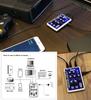 Микшерный пульт Maker hart Just Mixer Стерео Аудио и Питание от USB 3-входовый Микшер/Батарея (синий)