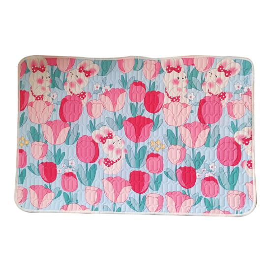 Diaper Pad Waterproof Anti-slip Back Reusable Cartoon Printing Leak-Proof Menstrual Period Bed Pad