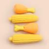 Игрушки для собак, Куриная ножка из резины с пищалкой, Имитирующие звук игрушки, Игрушки для чистки и шлифовки зубов