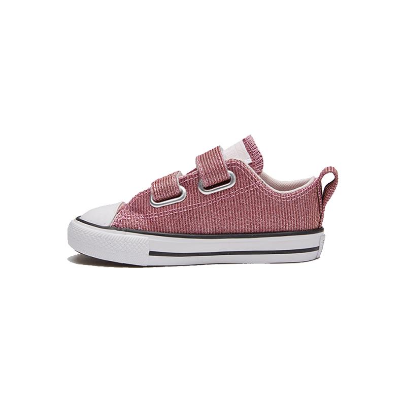 Converse Кеды Chuck Taylor All Star Space Star 2V с низким верхом для малышей, кирпично-красные, детские