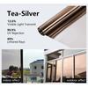 Window Privacy Tint Film One Way Vinyl Mirror Foil Non Adhesive Glass Screen Stickers Rolls Anti Look UV House Protection Tools