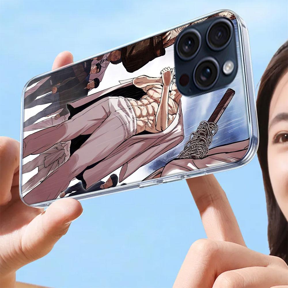 Jonggun Lookism Прозрачный чехол для телефона Для Iphone 17 Air 16 Pro Max 15 Pro 14 Plus 17E 16E 11 13 12 Mini Чехлы Fundas Cell TPU