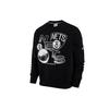 NBA Courtside Brooklyn Nets Fleece Pullover Hoodie Men Sweatshirts Black DH9429-010