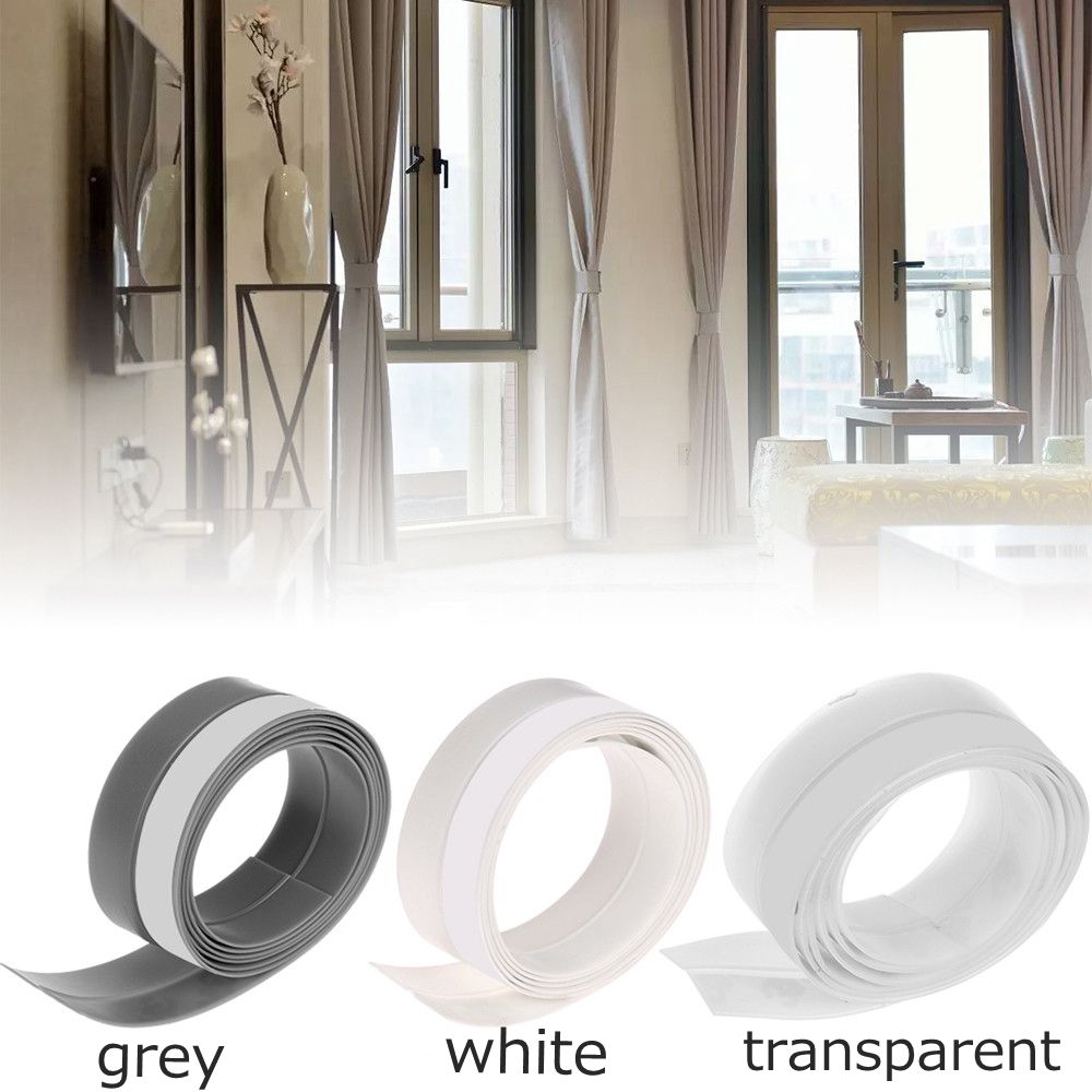 Wind proof Door Window Transparent Sealing strip Silicone Moldproof Wall Sticker