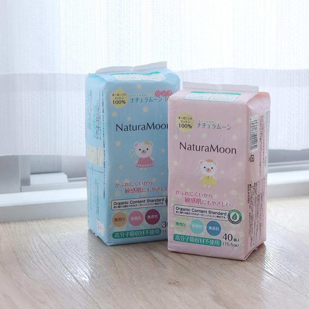 NaturaMoon Простыни для влагалища 36 шт. x 3 упаковки одноразовые тканевые салфетки без полимера для выделений, длинные, набор, впитывающие, неполимерные,