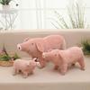 Simulated Pet Sleeping Toy Comforting Pink Pig Stuffed Animal  Christmas