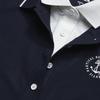 Fila Наследие Минималистичная Мода Классика Ретро Спортивный Повседневный Универсальный Удобный Короткий Рукав Рубашка-Поло Женские топы Сигаретно-Синий F11W628112FDB
