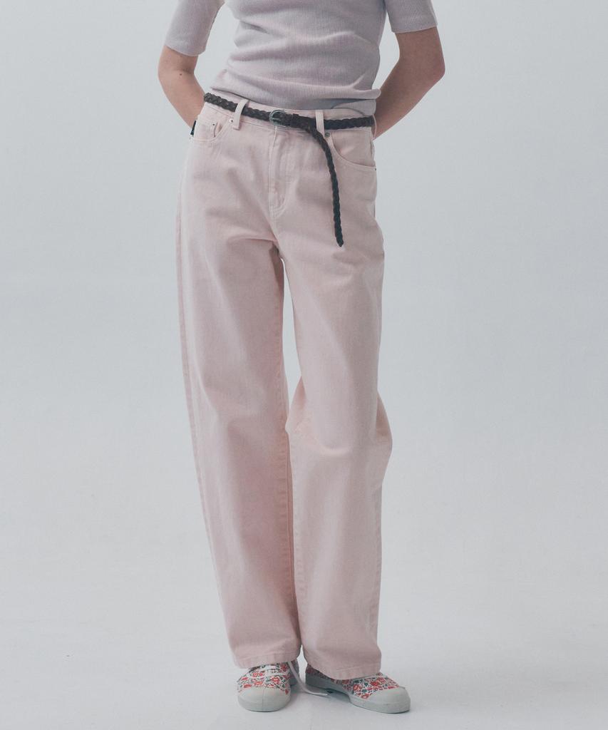 BENSIMON Pink Dying Denim Pants - Light Pink