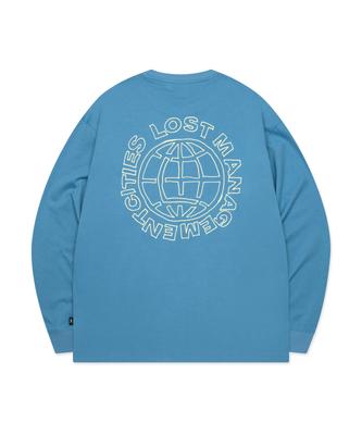 LMC Doodle Globe Лонгслив Мятный