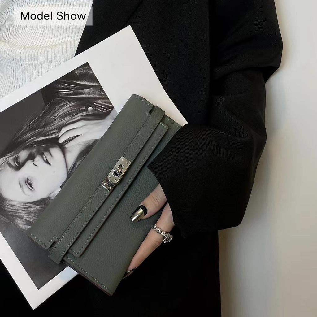 Роскошные женские кошельки из натуральной кожи, высококачественный первый слой коровьей кожи, длинный кошелек, серебристый тон, застегивающийся на замок, великолепная сумка-клатч без логотипа