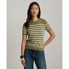 Свитер с коротким рукавом в полоску Lauren Ralph Lauren Wmlrswesn820205101