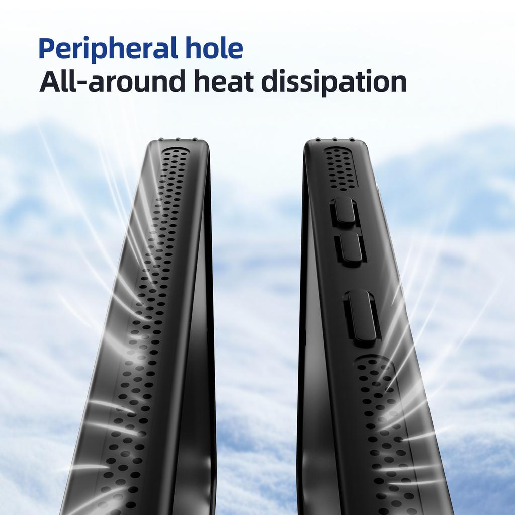 ABEEL For Samsung Galaxy S25 Ultra Magnetic Case TPU PC Cooling Matte Phone Back Cover with Lens Film