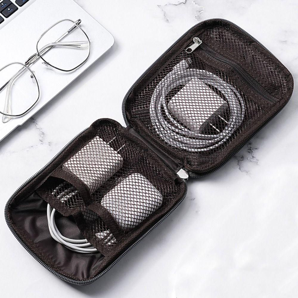 Portable Data Cable Organizer Zipper Mini Storage Pouch New Digital Storage Bag U Disk