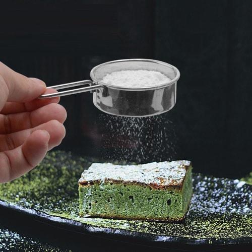 Flour Sifter, Stainless Steel, Fine Mesh, Strainer, Mini Strainer with Handle, Flour Container, Flour Sifter, Flour Sifter, Baking Tool, Drainer, Kitc