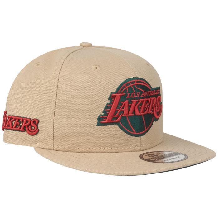 New Era 9Fifty Snapback Cap - Los Angeles Lakers Camel Beige