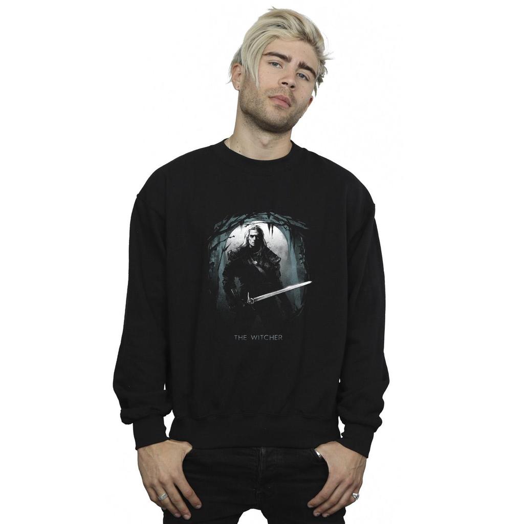 Netflix Mens The Witcher Geralt Of The Night Sweatshirt