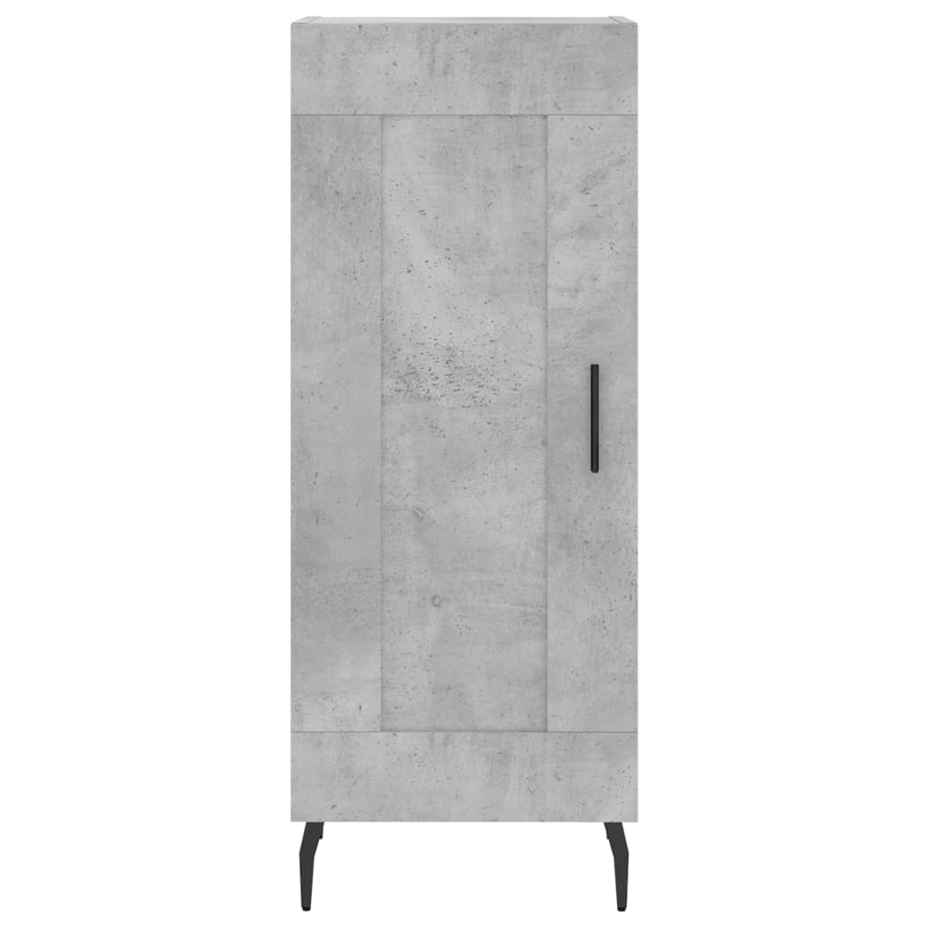 Highboard Concrete Grey 34.5 x 34 x 180 cm Particleboard