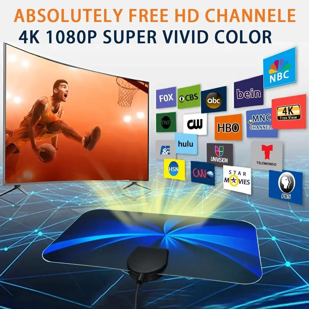Цифровая телевизионная комнатная антенна Ground Wave Mini HDTV антенна HDTVT2 антенна для автомобиля антенна для путешествий на автофургоне Smart TV
