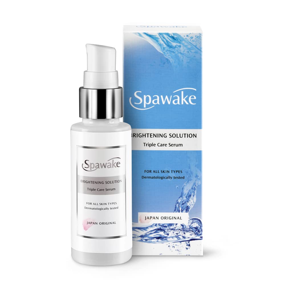 Сыворотка Spawake с витамином С для осветления, Сыворотка тройного действия, Витамин С B3 E, Экстракт морских водорослей, Легкая, Универсальное осветление кожи, 50 мл