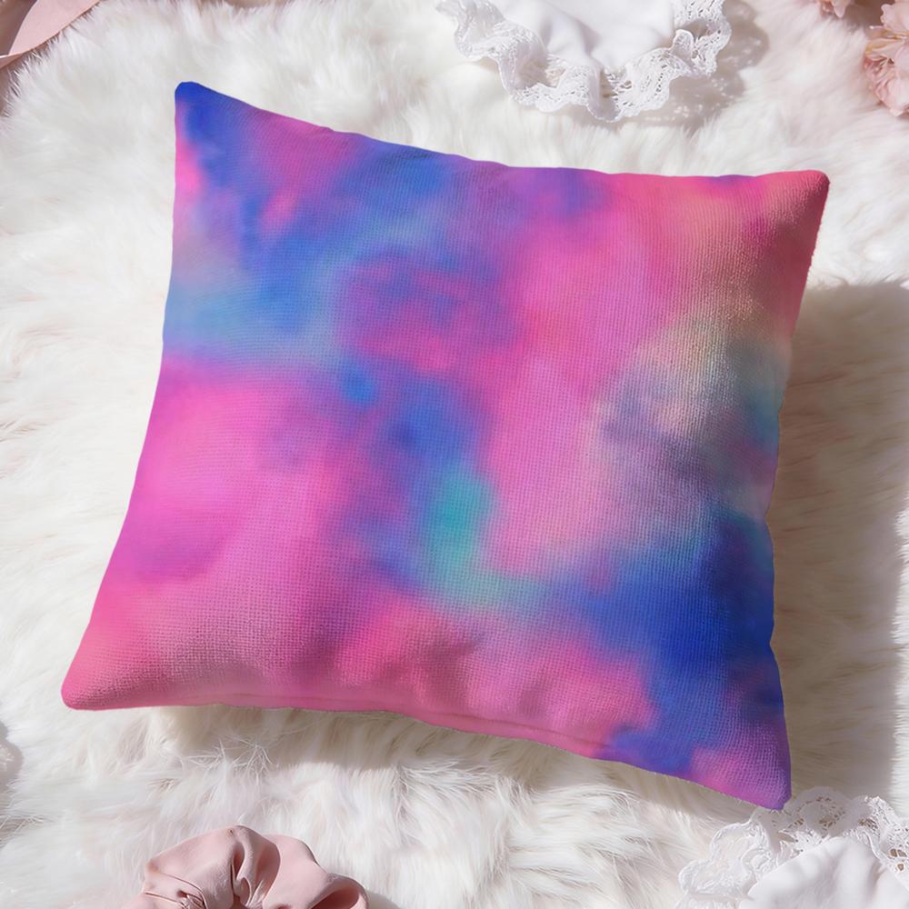 Tiedye Cushion Cover Premium Comfort Reversible Pillow Cove Two in One Design for Any Room Car Interior