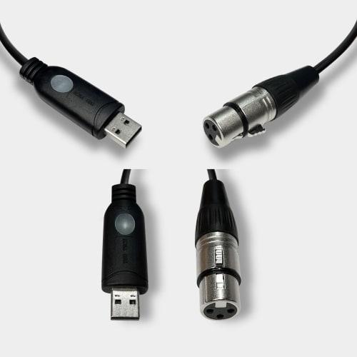 DSD TECH SH-AU20A USB to XLR Cable for Shure and Other Dynamic Microphones (5.9 Feet)