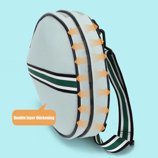 Теннисная сумка Большая вместимость Теннисный рюкзак с лямкой через плечо Водонепроницаемая сумка для ракеток через плечо для тенниса, бадминтона, пиклбола