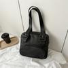 Fashionable Small Box-shaped Handbag For Women Elegant Pu Leather Carry Bag