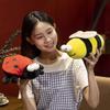 25cmCute Big Eyes Seven Stars Ladybug Plush Toy Doll Small Bee Doll Insect Living Room TV Cabinet Decoration Soft Stuffed Gifts