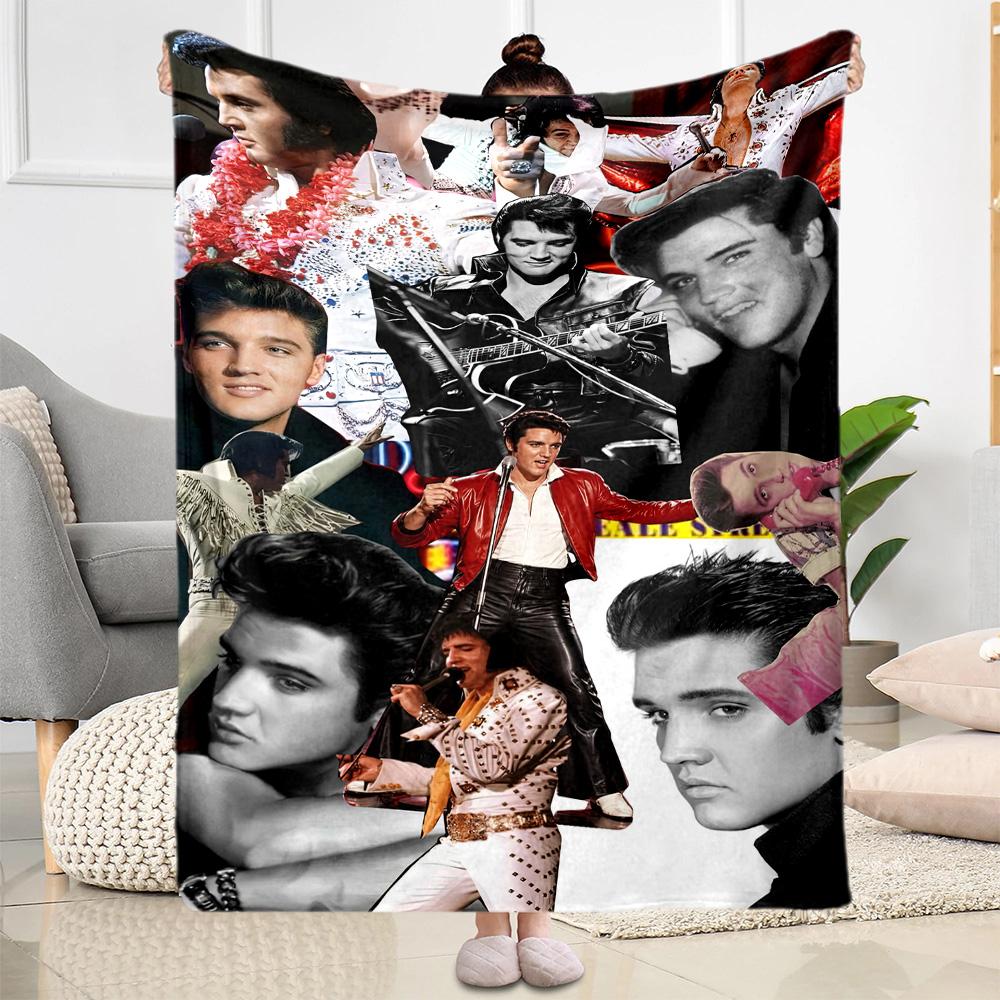 Elvis Blanket Ultrasoft Perfect For Bed Couch Bedding For All Seasons Modern Style Perfect Gift For Relatives And Friends