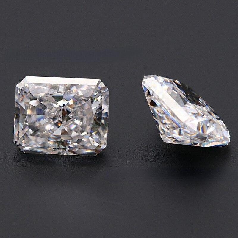 Cellacity High Quality Radiation-cut Pillow Moissanite Loose Gemstone 0.5-10CT D Color VVS1 Passed the Diamond Test and Obtained the GRA Certificate